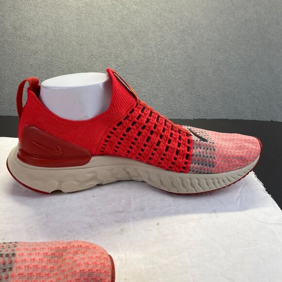 Nike Phantom React Flyknit Shoes Mens Size 10 Slip On Running DV2145-600 - Picture 9 of 15